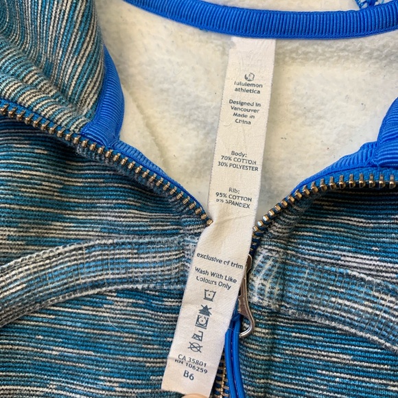 Lululemon Scuba Stretch Hoodie Space Blue 6 - Picture 6 of 8
